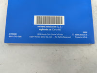 2015 Honda Civic Owners Manual Book Guide P/N:31TR3G00 00X31-TR3-G000, 00X31-TR3-E010 OEM Used Auto Parts - Oemusedautoparts