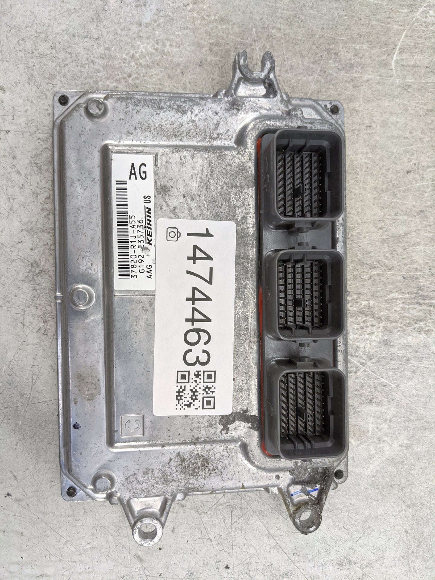 2014-2015 Honda Civic PCM Engine Control Computer ECU ECM PCU OEM P/N:37820-R1J-A55 Fits Fits 2014 2015 OEM Used Auto Parts 