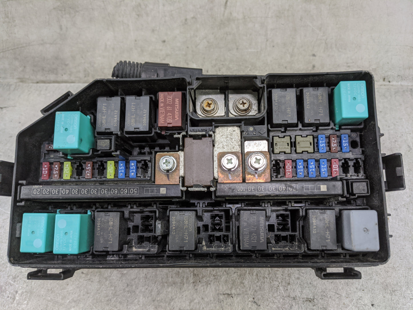 2012-2015 Honda Civic Fusebox Fuse Box Panel Relay Module Fits Fits 2012 2013 2014 2015 OEM Used Auto Parts - Oemusedautopar
