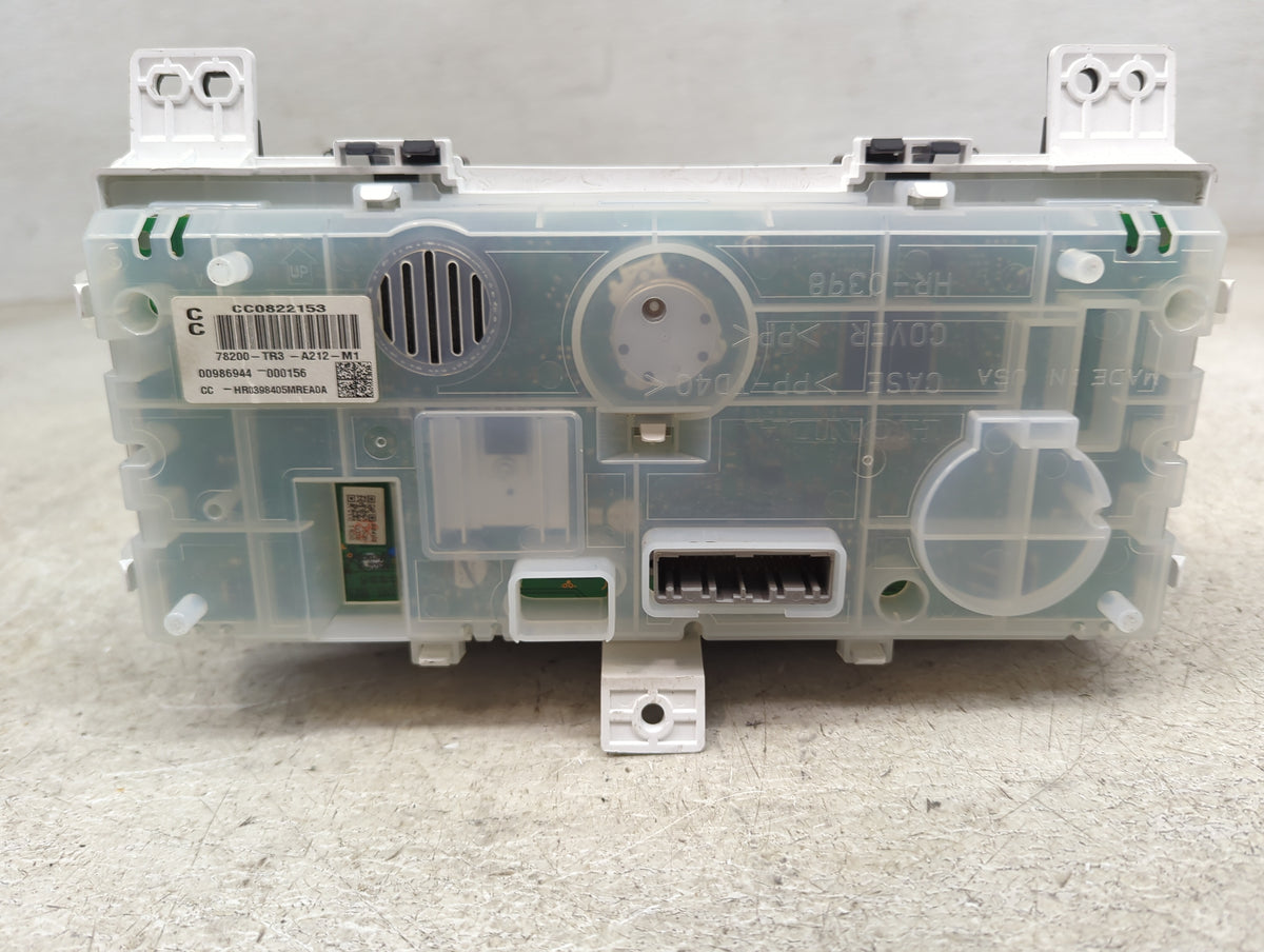 2012-2015 Honda Civic Instrument Cluster Speedometer Gauges P/N:78200-TR3-A212-M1 HR0398405MREA0A Miles: Fits OEM Used Auto 