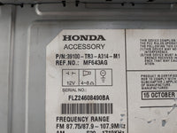 2013-2015 Honda Civic Radio AM FM Cd Player Receiver Replacement P/N:39100-TR3-A314-M1 MF643AG Fits Fits 2013 2014 2015 OEM 