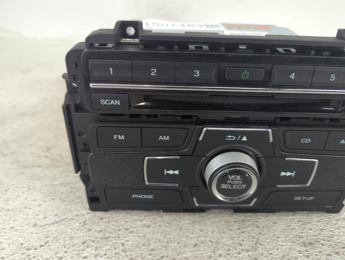 2013-2015 Honda Civic Radio AM FM Cd Player Receiver Replacement P/N:39100-TR3-A314-M1 MF643AG Fits Fits 2013 2014 2015 OEM 