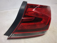 2013-2015 Honda Civic Tail Light Assembly Passenger Right OEM Fits Fits 2013 2014 2015 OEM Used Auto Parts - Oemusedautopart