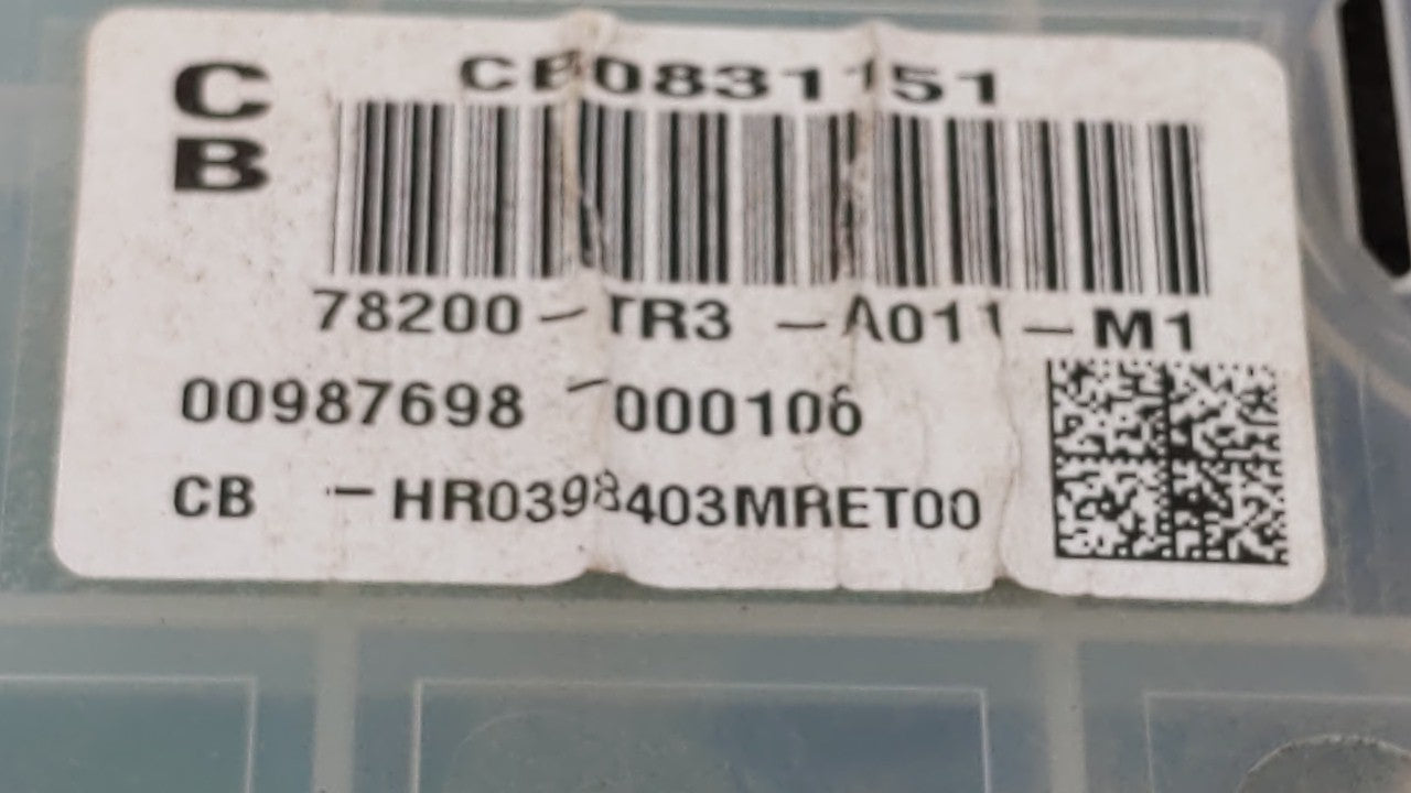 2014-2015 Honda Civic Instrument Cluster Speedometer Gauges P/N:78200-TR3-A011-M1 78200-TR3-A212-M1 Fits Fits 2014 2015 OEM 