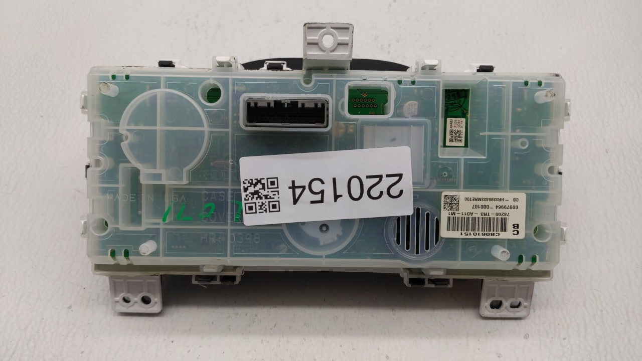 2014-2015 Honda Civic Instrument Cluster Speedometer Gauges P/N:78200-TR3-A011-M1 78200-TR3-A212-M1 Fits Fits 2014 2015 OEM 