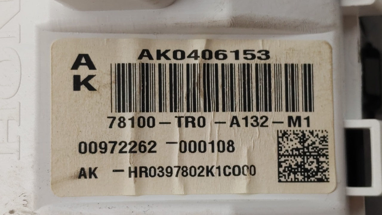 2012-2015 Honda Civic Instrument Cluster Speedometer Gauges P/N:78260-TR0-A132-M1 78200-TR3-A212-M1 Fits Fits 2012 2013 2014