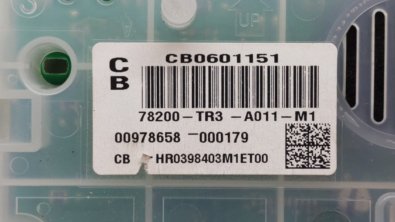 2014-2015 Honda Civic Instrument Cluster Speedometer Gauges P/N:78200-TR3-A011-M1 78200-TR3-A212-M1 Fits Fits 2014 2015 OEM 