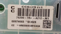 2014-2015 Honda Civic Instrument Cluster Speedometer Gauges P/N:78200-TR3-A011-M1 78200-TR3-A212-M1 Fits Fits 2014 2015 OEM 