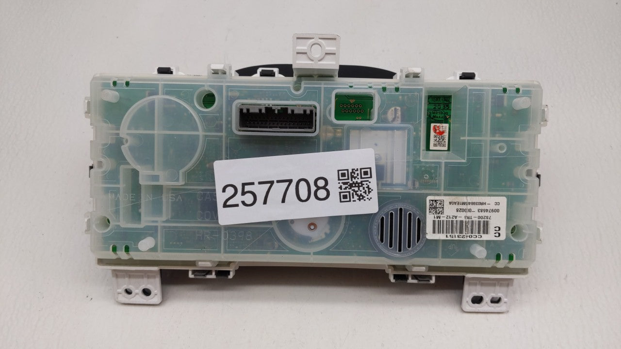 2014-2015 Honda Civic Instrument Cluster Speedometer Gauges P/N:78200-TR3-A011-M1 78200-TR3-A212-M1 Fits Fits 2014 2015 OEM 