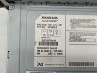 2013-2015 Honda Civic Radio AM FM Cd Player Receiver Replacement P/N:39100-TR3-A314-M1 39100-TS8-L314-M1 Fits Fits 2013 2014