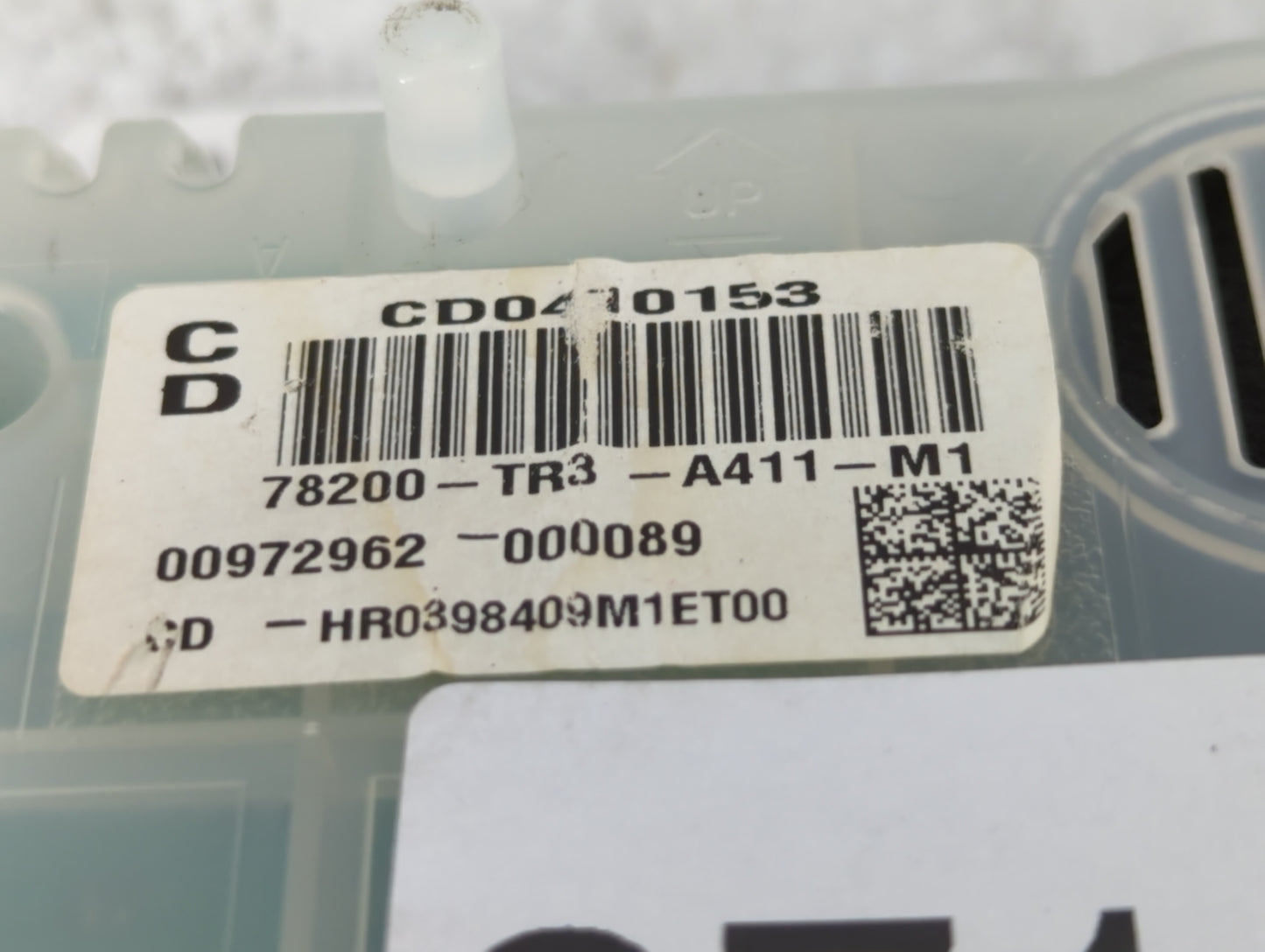 2014-2015 Honda Civic Instrument Cluster Speedometer Gauges P/N:78200-TR3-A411-M1 Fits Fits 2014 2015 OEM Used Auto Parts - 