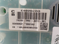 2014-2015 Honda Civic Instrument Cluster Speedometer Gauges P/N:78200-TR3-A011-M1 78200-TR3-A411-M1 Fits Fits 2014 2015 OEM 