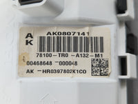 2012-2015 Honda Civic Instrument Cluster Speedometer Gauges P/N:78200-TR0-A413-M1 78100-TR0-A110-M1 Fits Fits 2012 2013 2014