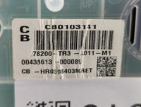 2014-2015 Honda Civic Instrument Cluster Speedometer Gauges P/N:78200-TR3-A011-M1 78200-TR3-A411-M1 Fits Fits 2014 2015 OEM 