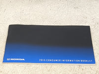 2015 Honda Civic Owners Manual Book Guide P/N:00X31-TR3-G000 31TR3G00 OEM Used Auto Parts - Oemusedautoparts1.com