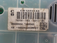 2014-2015 Honda Civic Instrument Cluster Speedometer Gauges P/N:78200-TR3-A011-M1 78200-TR3-A411-M1 Fits Fits 2014 2015 OEM 