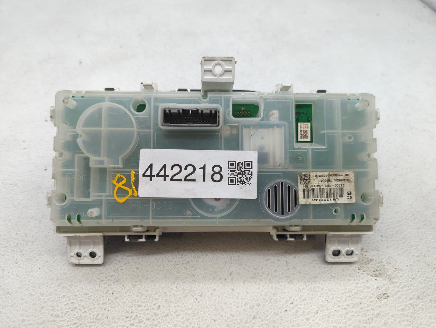 2014-2015 Honda Civic Instrument Cluster Speedometer Gauges P/N:78200-TR3-A011-M1 78200-TR3-A411-M1 Fits Fits 2014 2015 OEM 