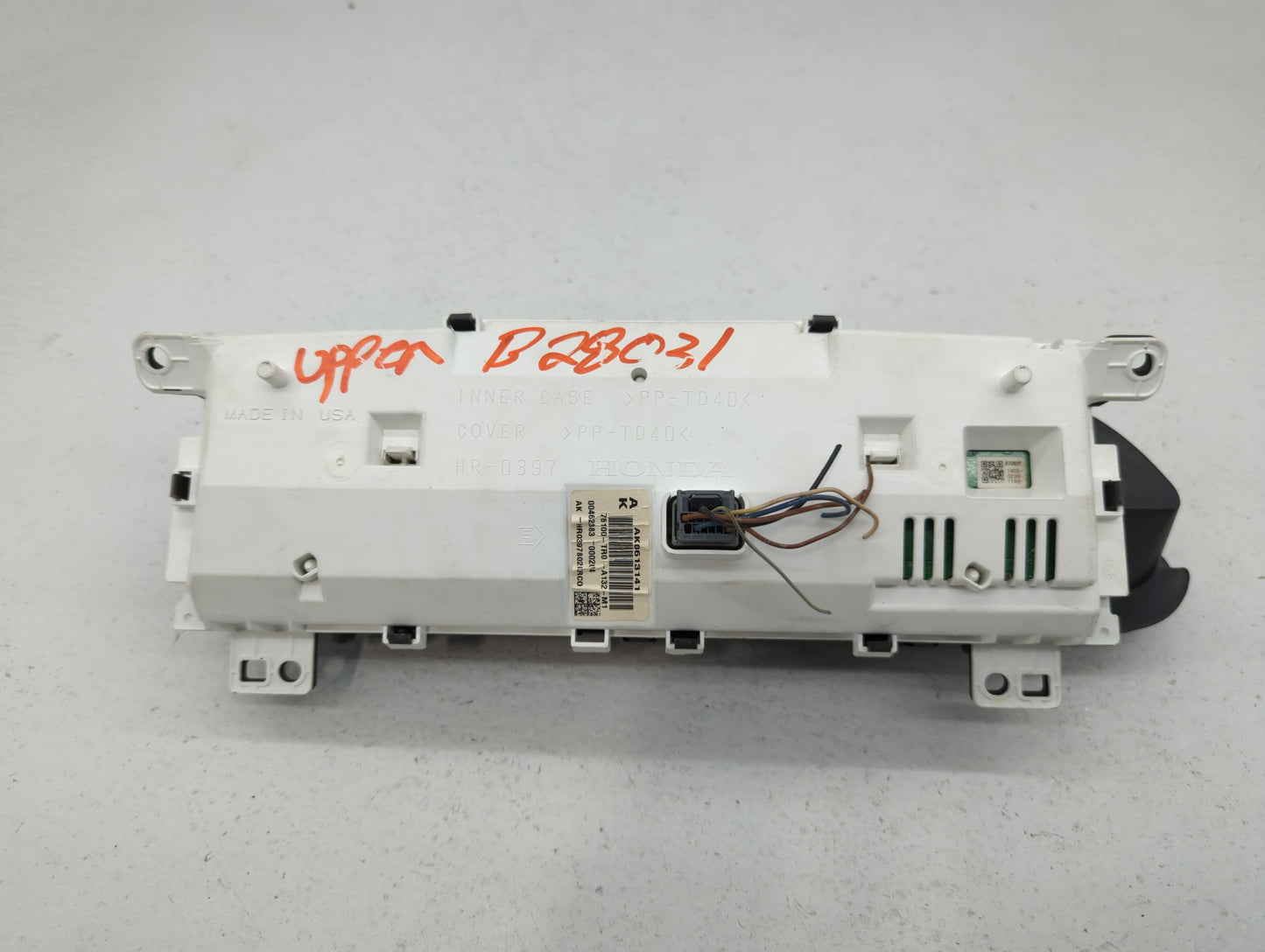 2012-2015 Honda Civic Instrument Cluster Speedometer Gauges P/N:78100-TR0-A132-M1 Fits Fits 2012 2013 2014 2015 OEM Used Aut