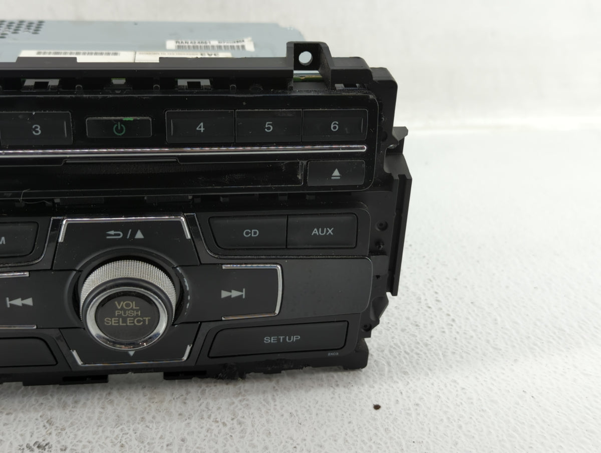 2014-2015 Honda Civic Am Fm Cd Player Radio Receiver 526163 - Oemusedautoparts1.com