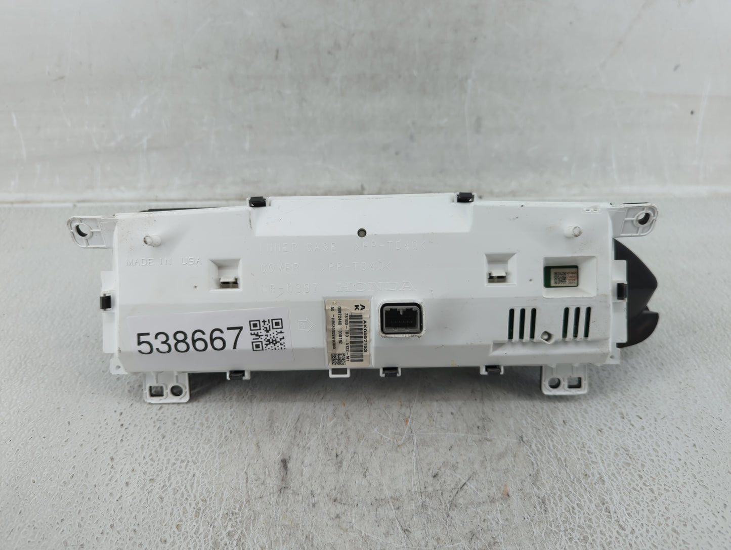 2012-2015 Honda Civic Instrument Cluster Speedometer Gauges P/N:78100-TR0-A132-M1 Fits Fits 2012 2013 2014 2015 OEM Used Aut