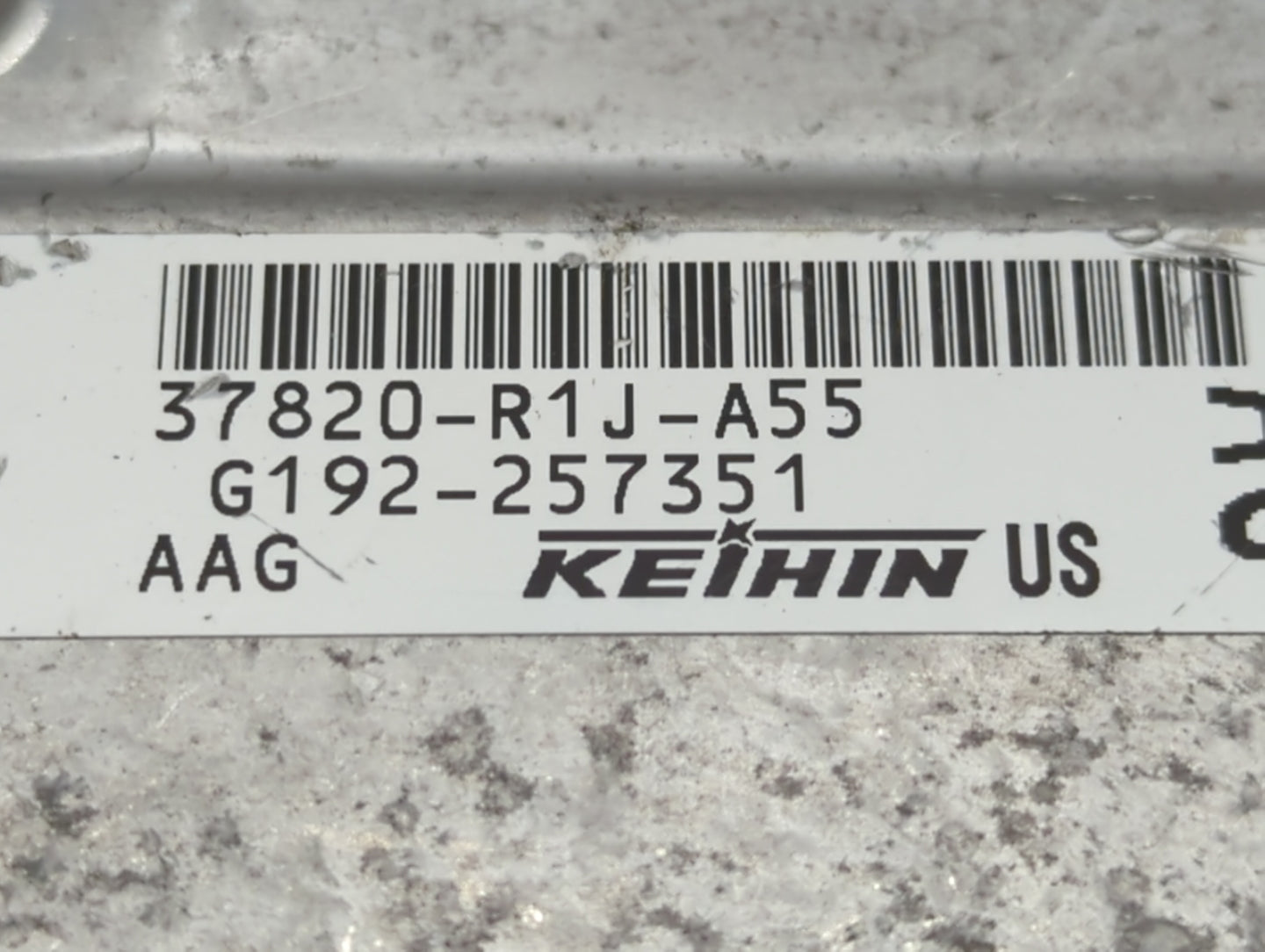 2014-2015 Honda Civic PCM Engine Control Computer ECU ECM PCU OEM P/N:37820-R1J-A55 37820-R1J-A54, G196-104750 Fits Fits 201