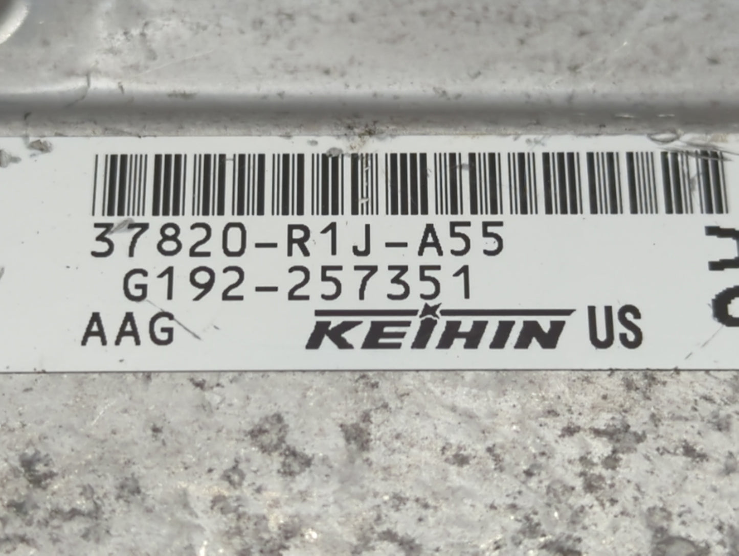 2014-2015 Honda Civic PCM Engine Control Computer ECU ECM PCU OEM P/N:37820-R1J-A55 37820-R1J-A54, G196-104750 Fits Fits 201