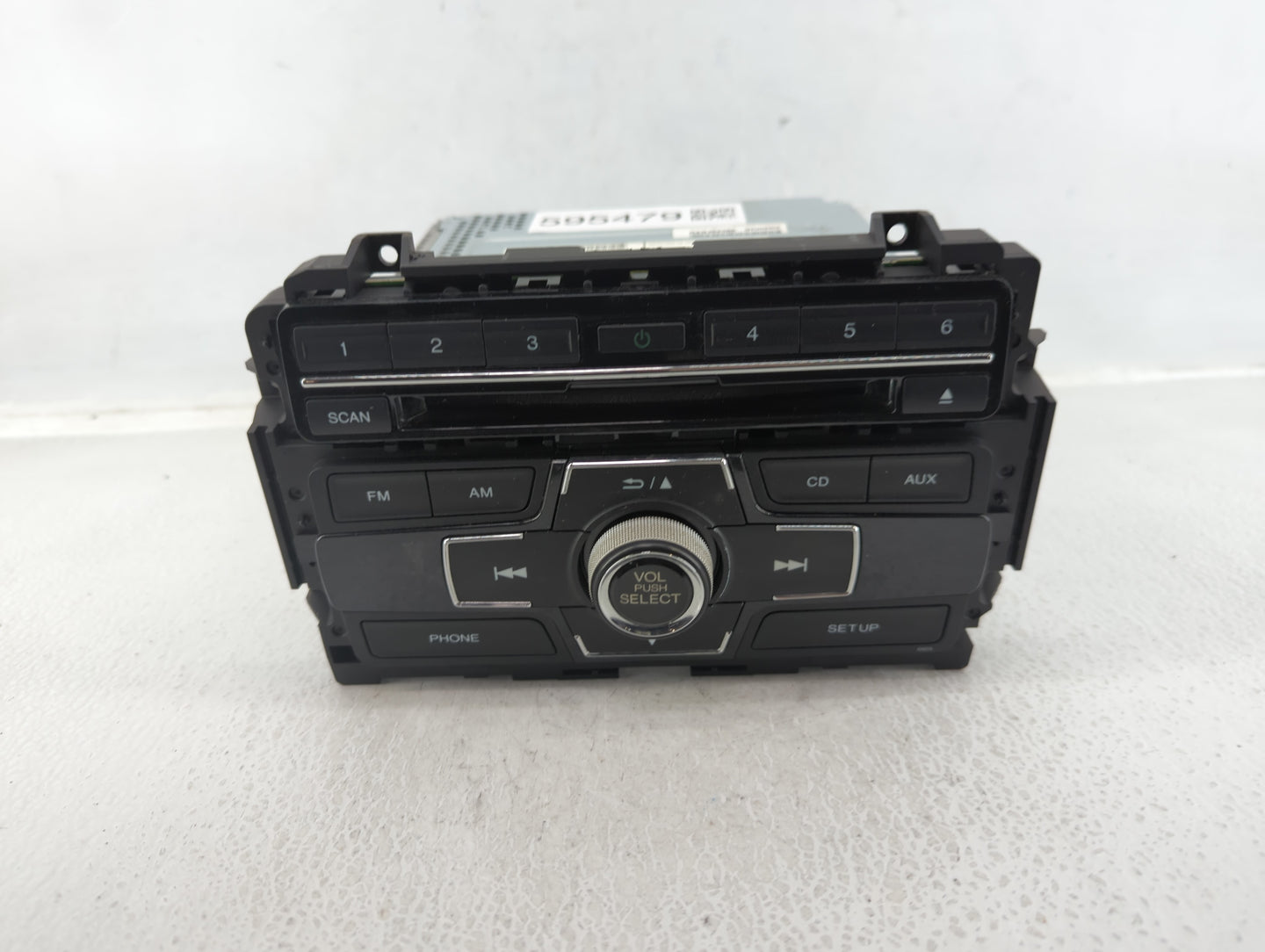 2013-2015 Honda Civic Radio AM FM Cd Player Receiver Replacement P/N:39100-TR3-A314-M1 Fits Fits 2013 2014 2015 OEM Used Aut