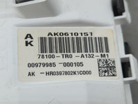 2012-2015 Honda Civic Instrument Cluster Speedometer Gauges P/N:78100-TR0-A132-M1 Fits Fits 2012 2013 2014 2015 OEM Used Aut