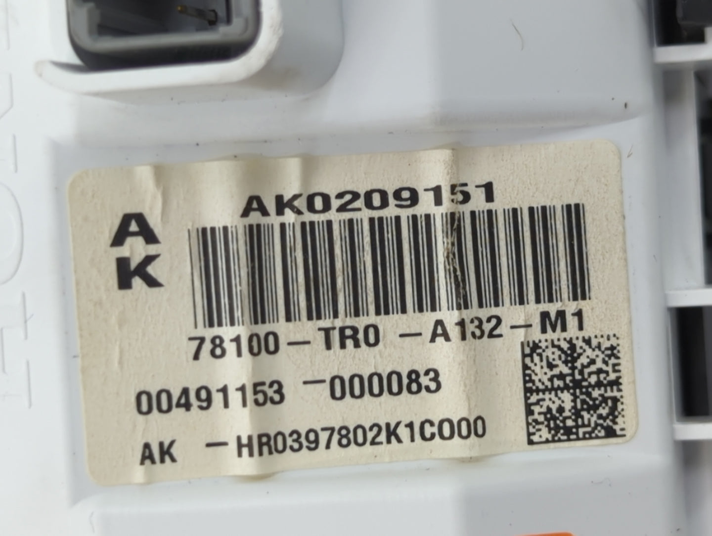 2012-2015 Honda Civic Instrument Cluster Speedometer Gauges P/N:78100-TR0-A132-M1 Fits Fits 2012 2013 2014 2015 OEM Used Aut