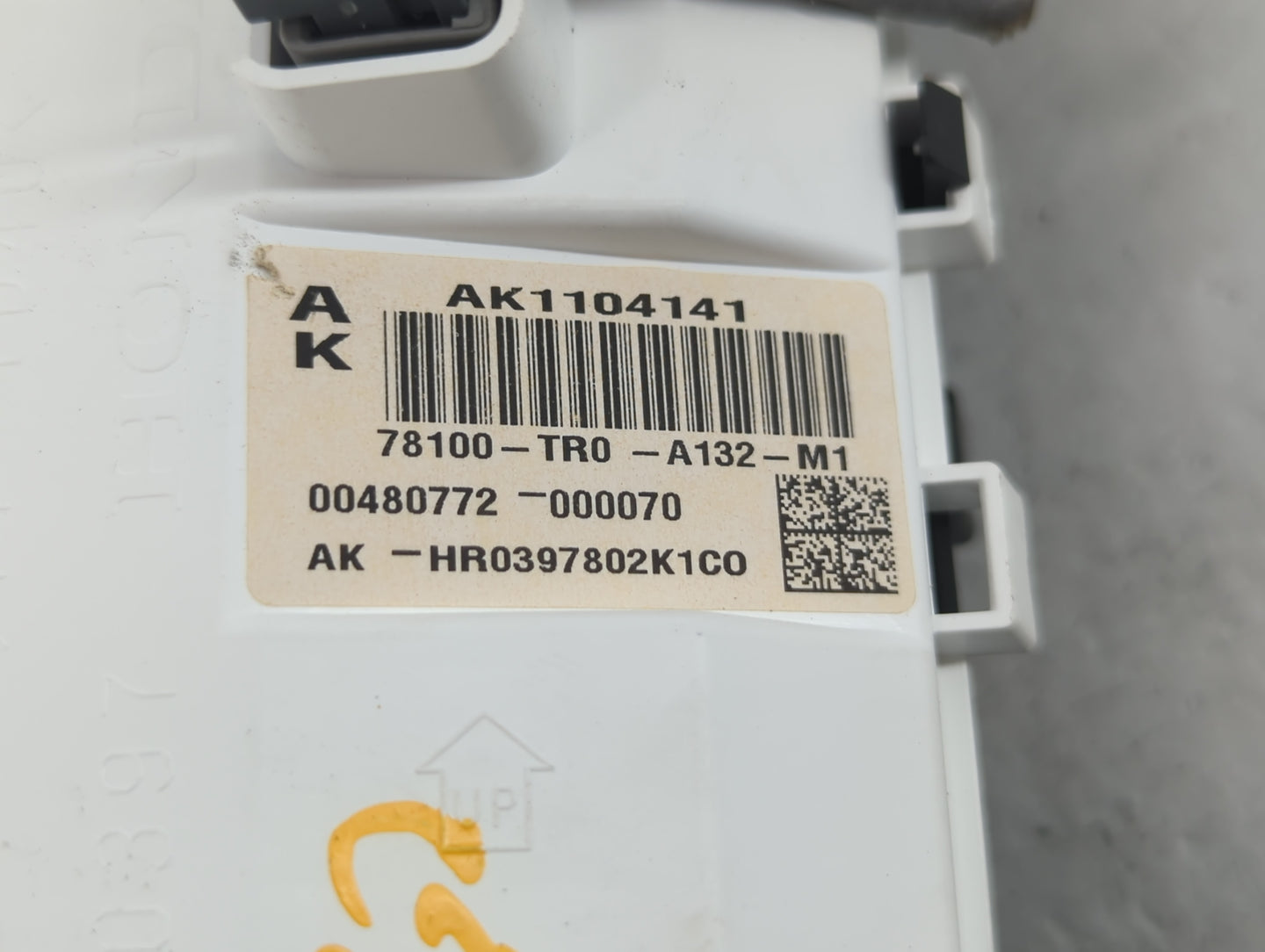 2014-2015 Honda Civic Instrument Cluster Speedometer Gauges P/N:78100-TR0-A132-M1 Fits Fits 2014 2015 OEM Used Auto Parts - 