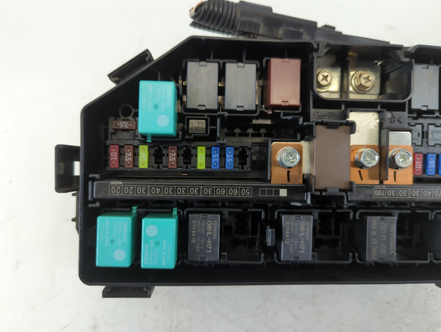 2012-2015 Honda Civic Fusebox Fuse Box Panel Relay Module P/N:072R21197P TR0 A012 A0 Fits Fits 2012 2013 2014 2015 OEM Used 