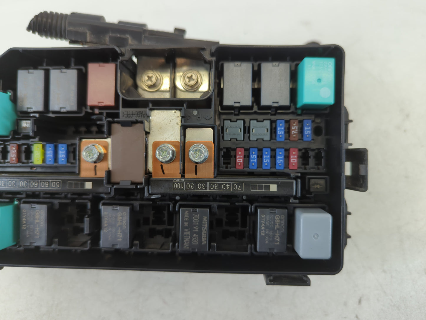 2012-2015 Honda Civic Fusebox Fuse Box Panel Relay Module P/N:072R21197P TR0 A012 A0 Fits Fits 2012 2013 2014 2015 OEM Used 