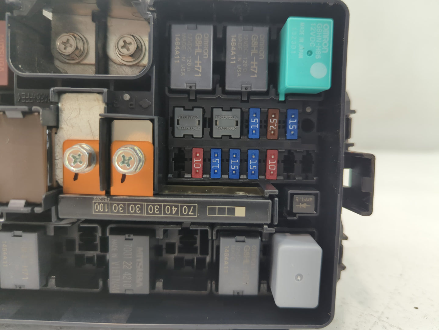 2012-2015 Honda Civic Fusebox Fuse Box Panel Relay Module P/N:TR0 A012 A0 Fits Fits 2012 2013 2014 2015 OEM Used Auto Parts 
