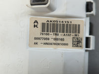 2014-2015 Honda Civic Instrument Cluster Speedometer Gauges P/N:78100-TR0-A132-M1 AK0514151 Fits Fits 2014 2015 OEM Used Aut