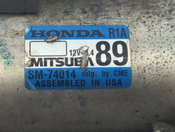 2013-2015 Honda Civic Car Starter Motor Solenoid OEM P/N:SM-74014 Fits Fits 2013 2014 2015 2016 2017 2018 2019 2020 2021 2022 OEM Used Auto Parts