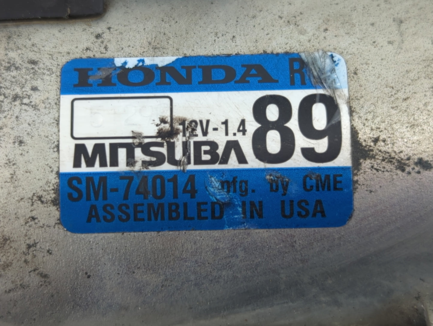2013-2015 Honda Civic Car Starter Motor Solenoid OEM P/N:SM-74014 Fits Fits 2013 2014 2015 2016 2017 2018 2019 2020 2021 202