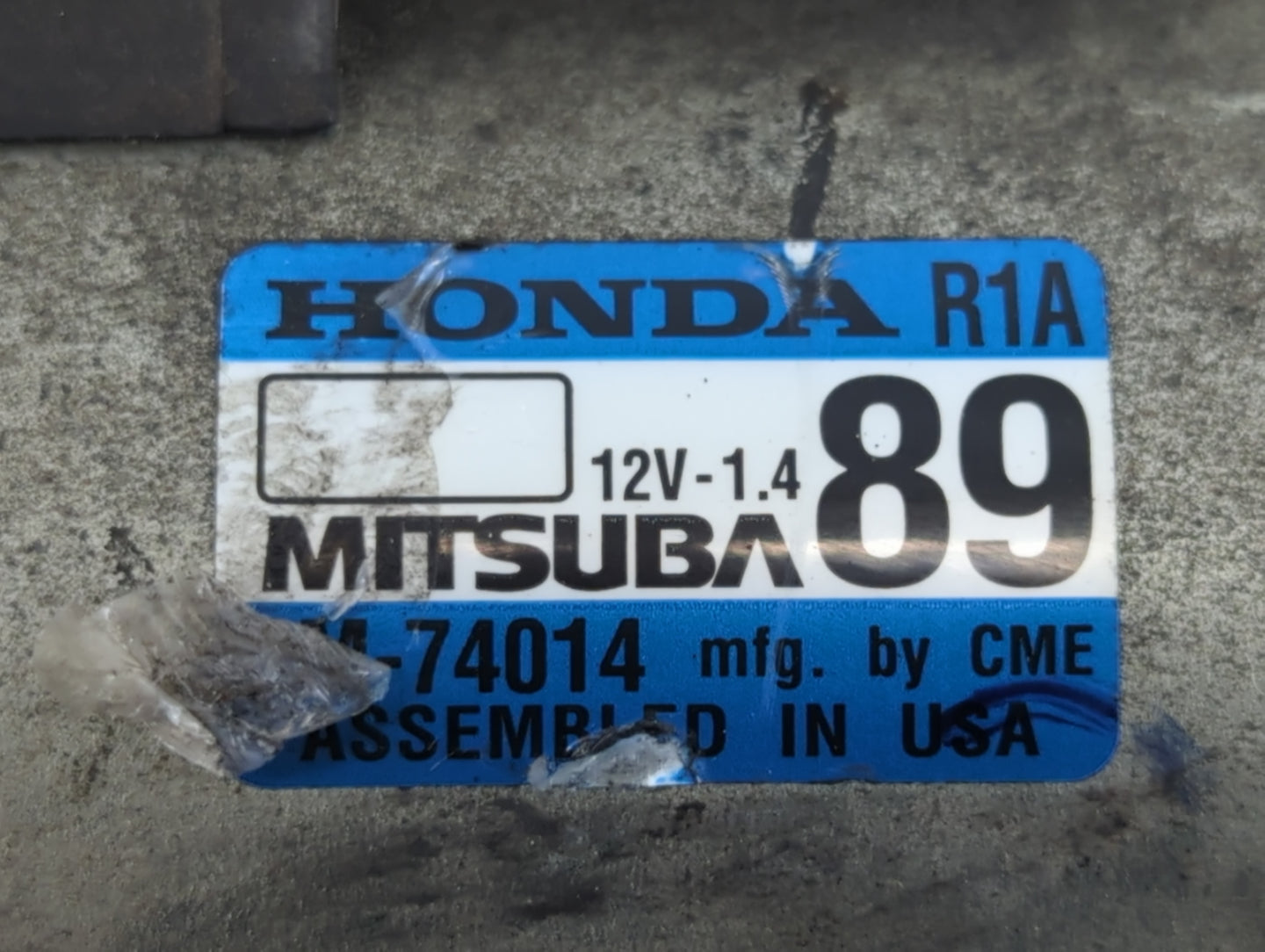 2013-2015 Honda Civic Car Starter Motor Solenoid OEM P/N:SM-74014 Fits Fits 2013 2014 2015 2016 2017 2018 2019 2020 2021 202