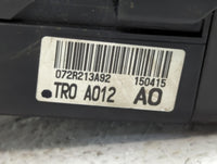 2015 Honda Civic Fusebox Fuse Box Panel Relay Module P/N:072R213A92 TR0 A012 A0 Fits OEM Used Auto Parts - Oemusedautoparts1