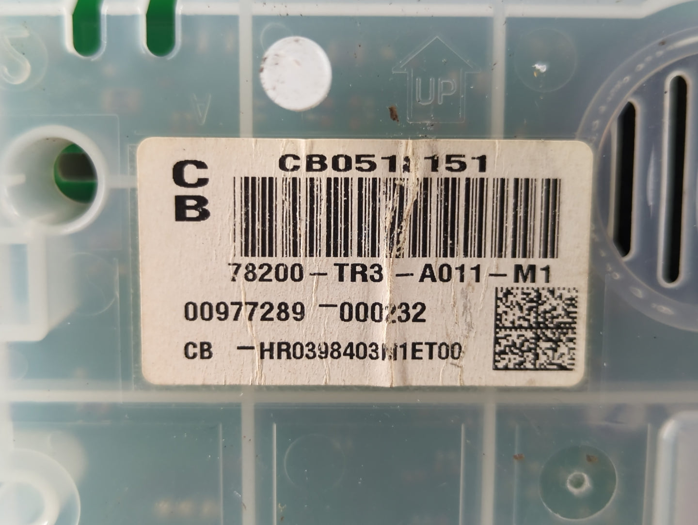 2014-2015 Honda Civic Instrument Cluster Speedometer Gauges P/N:78200-TR3-A011-M1 Fits Fits 2014 2015 OEM Used Auto Parts - 