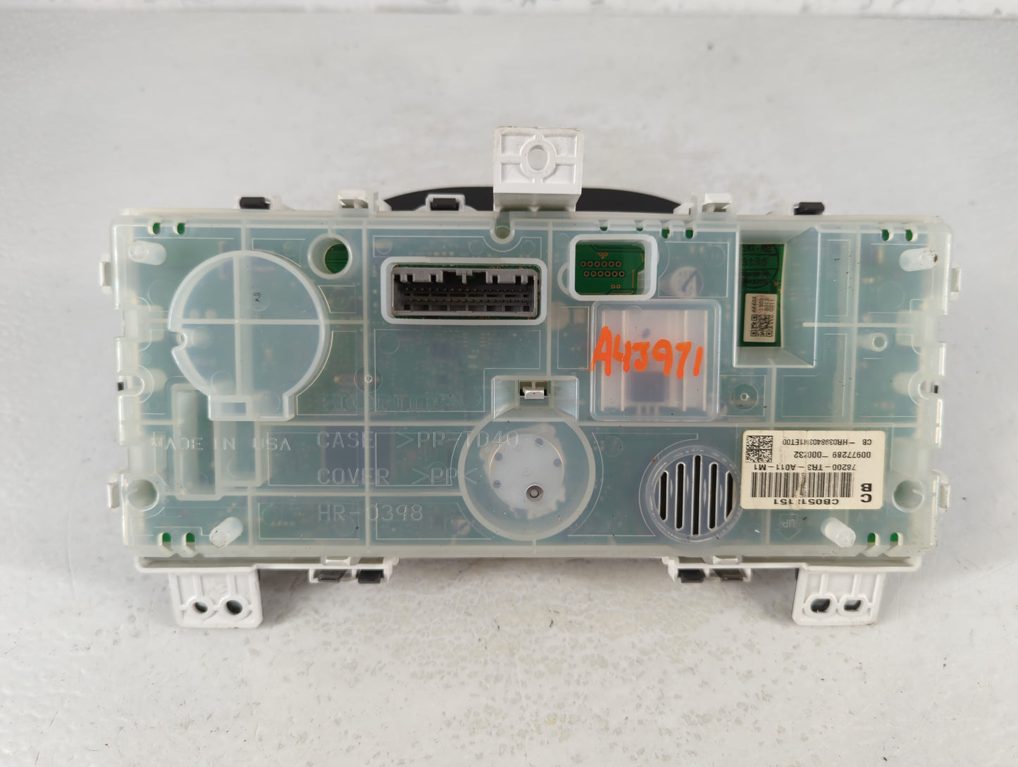 2014-2015 Honda Civic Instrument Cluster Speedometer Gauges P/N:78200-TR3-A011-M1 Fits Fits 2014 2015 OEM Used Auto Parts - 