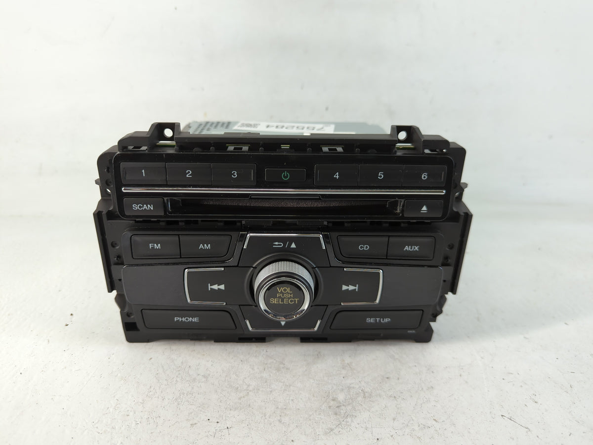 2013-2015 Honda Civic Am Fm Cd Player Radio Receiver 755284 - Oemusedautoparts1.com