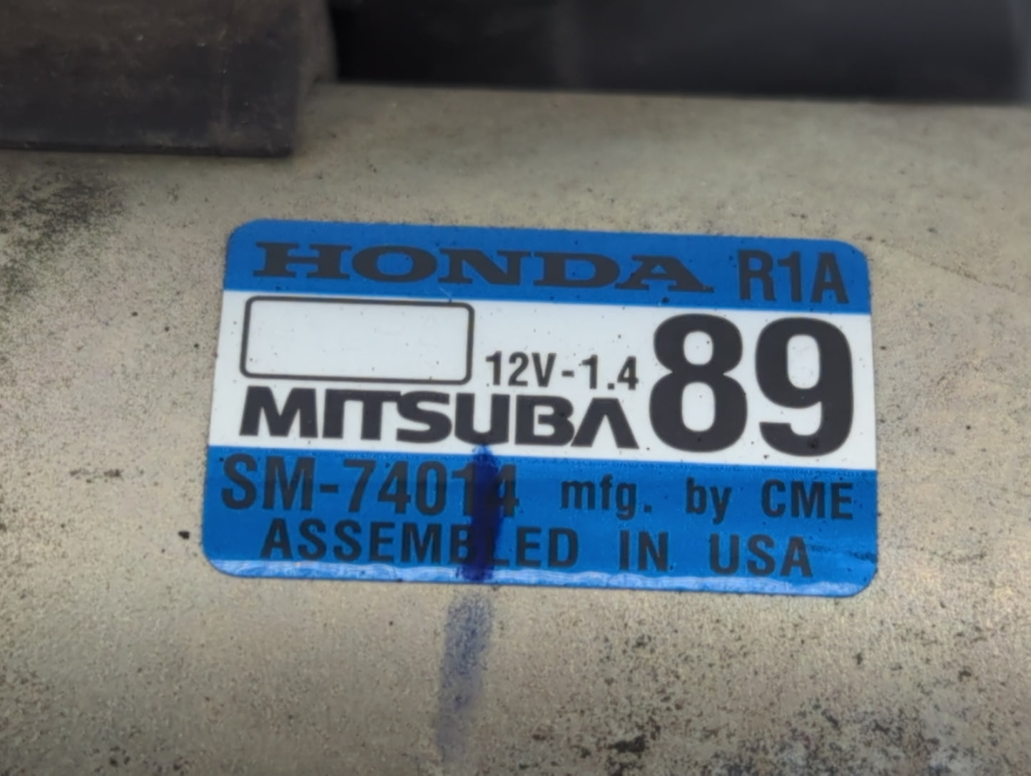 2013-2015 Honda Civic Car Starter Motor Solenoid OEM P/N:SM-74014 Fits Fits 2013 2014 2015 2016 2017 2018 2019 2020 2021 202