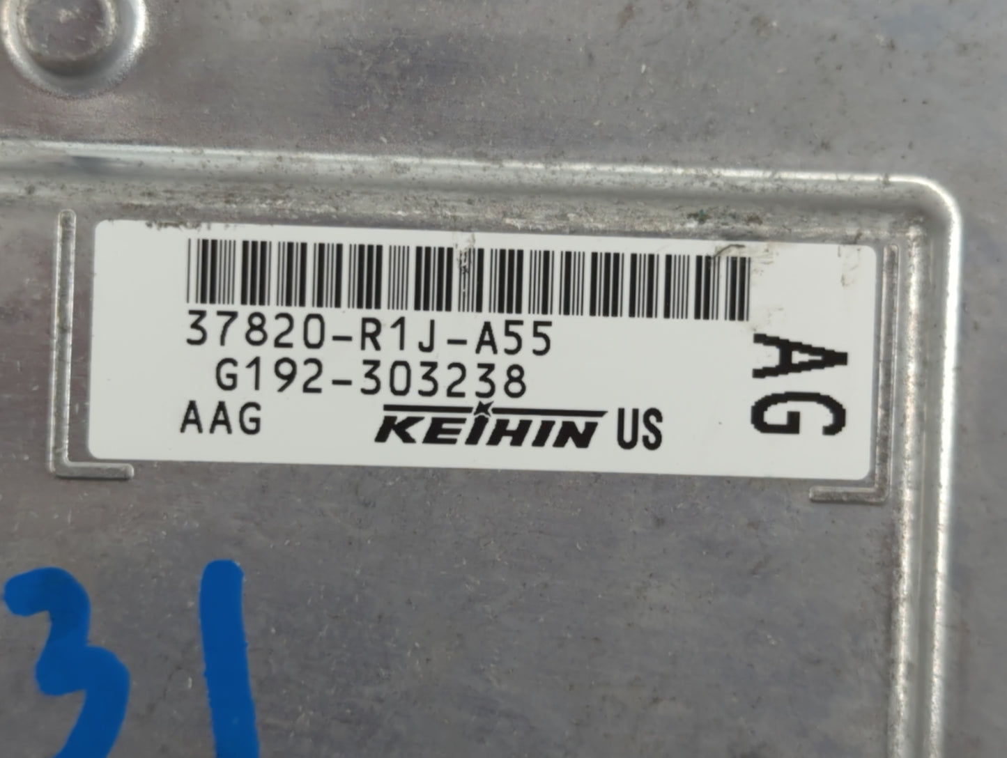 2014-2015 Honda Civic PCM Engine Control Computer ECU ECM PCU OEM P/N:G192-303238 37820-R1J-A55 Fits Fits 2014 2015 OEM Used