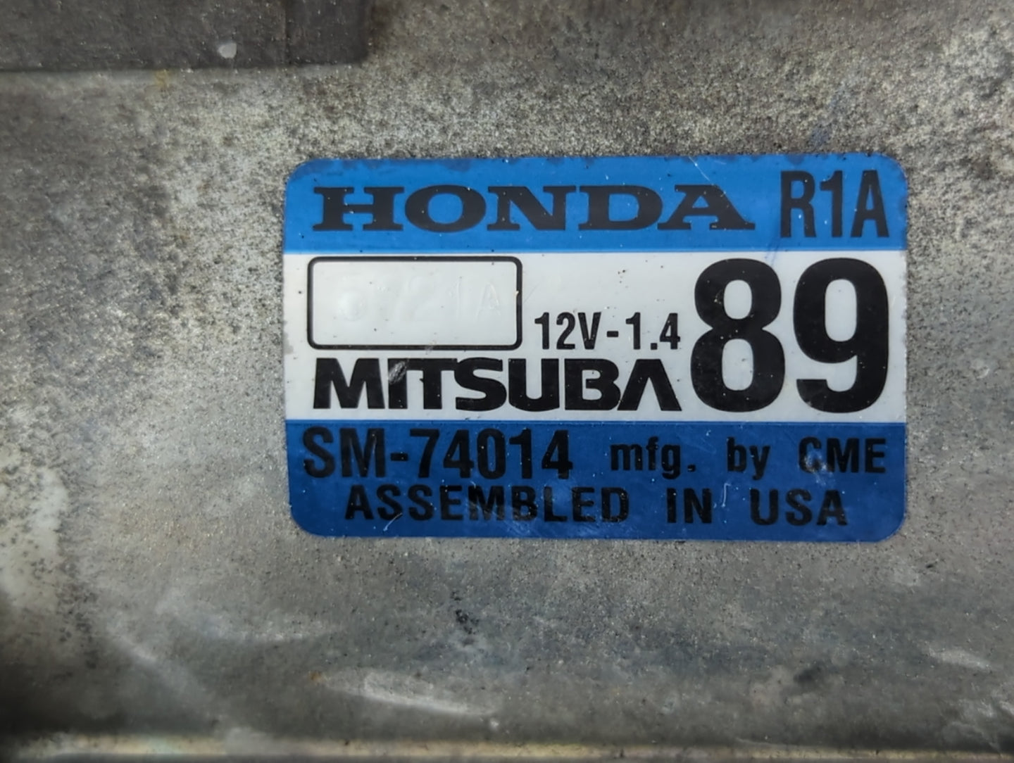 2013-2015 Honda Civic Car Starter Motor Solenoid OEM P/N:SM-74014 Fits Fits 2013 2014 2015 2016 2017 2018 2019 2020 2021 202
