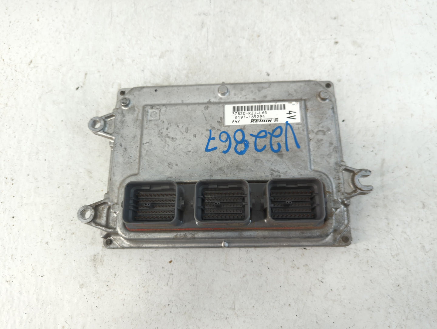 2014-2015 Honda Civic PCM Engine Control Computer ECU ECM PCU OEM P/N:37820-R2J-L65 G197-144139 Fits Fits 2014 2015 OEM Used