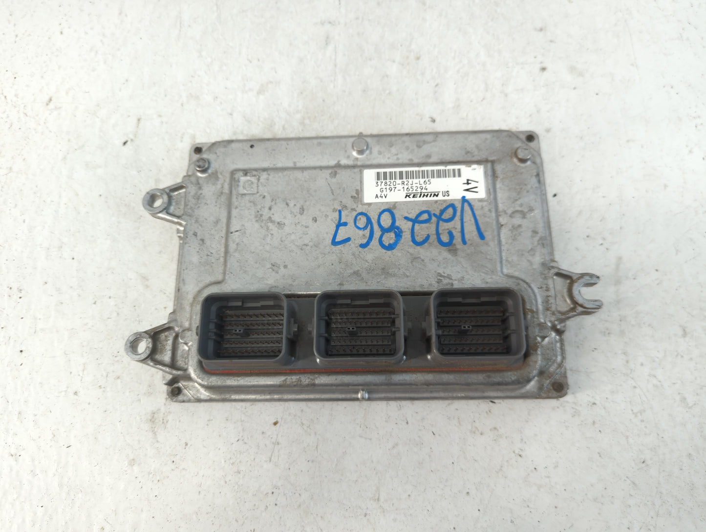 2014-2015 Honda Civic PCM Engine Control Computer ECU ECM PCU OEM P/N:37820-R2J-L65 G197-144139 Fits Fits 2014 2015 OEM Used