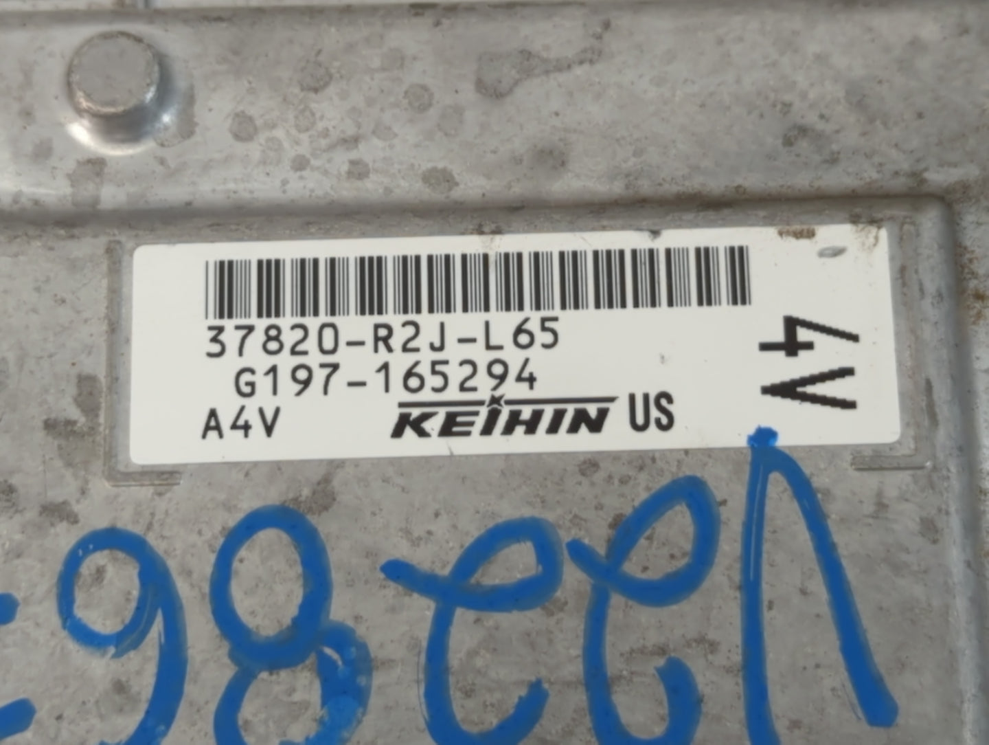 2014-2015 Honda Civic PCM Engine Control Computer ECU ECM PCU OEM P/N:37820-R2J-L65 G197-144139 Fits Fits 2014 2015 OEM Used