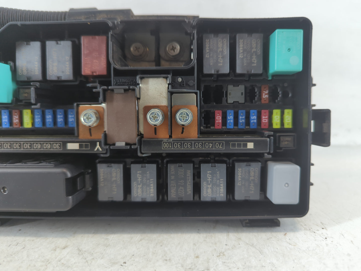 2013-2015 Honda Civic Fusebox Fuse Box Panel Relay Module P/N:072R1199W9 TR0 A012 A0 Fits Fits 2013 2014 2015 OEM Used Auto 