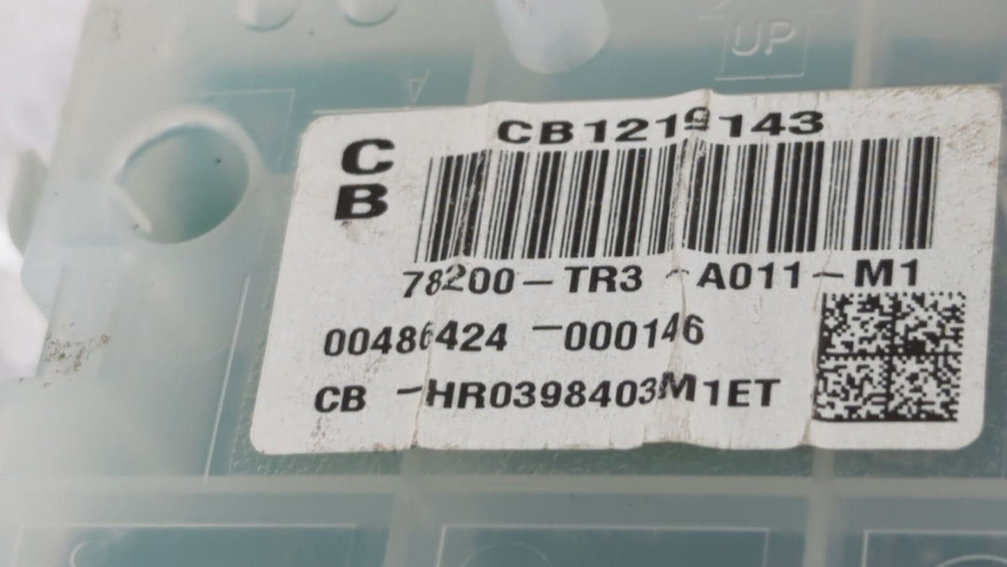 2015 Honda Civic Instrument Cluster Speedometer Gauges P/N:78200-TR3-A011-M1 Fits Fits 2012 2013 2014 OEM Used Auto Parts - 