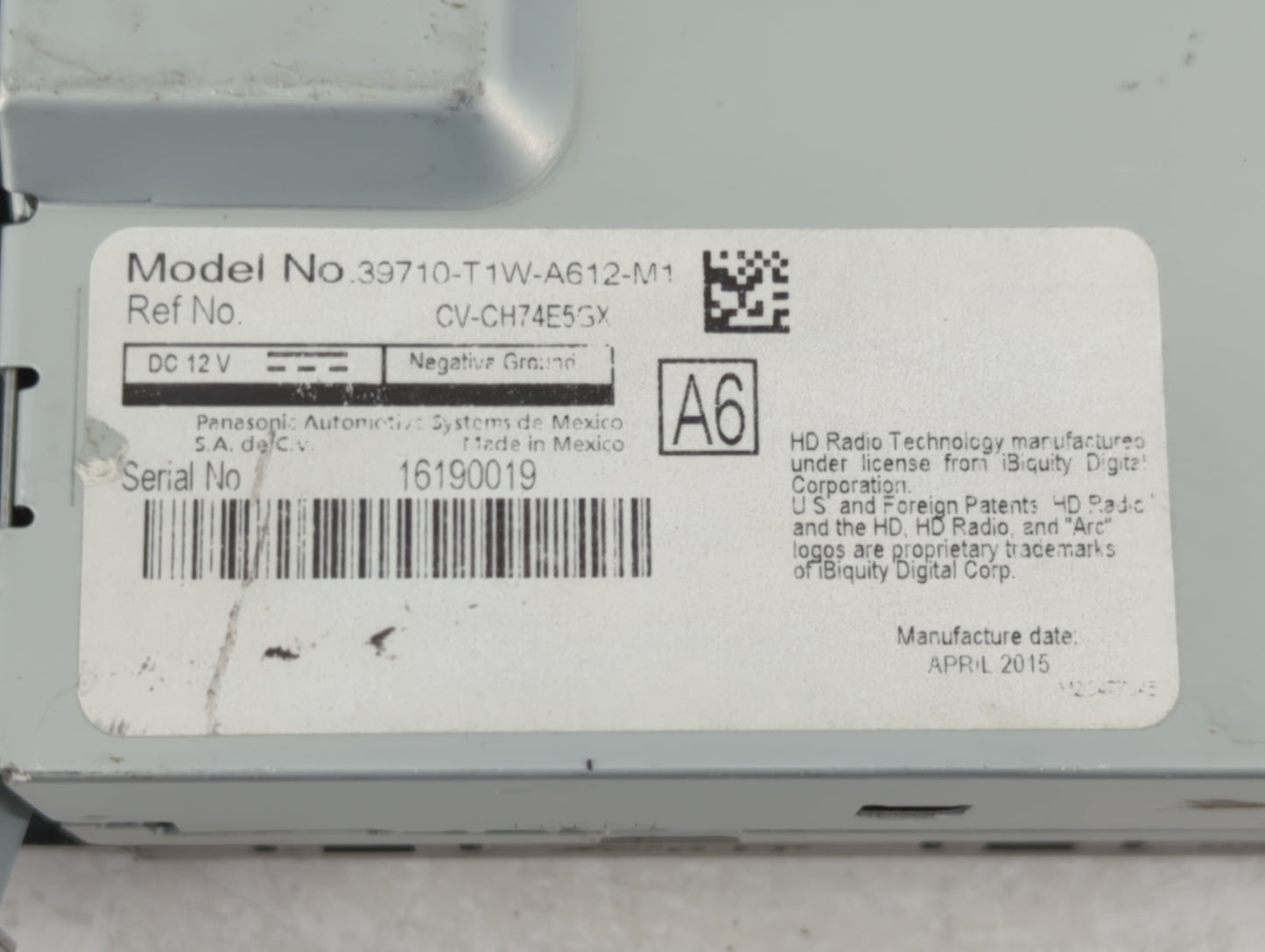 2015-2016 Honda Cr-v Information Display Screen - Oemusedautoparts1.com